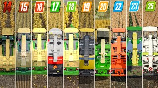 Fs14 vs Fs15 vs Fs16 vs Fs17 vs Fs18 vs Fs19 vs Fs20 vs Fs22 vs Fs23 vs Fs25 | Chaff | Timelapse |