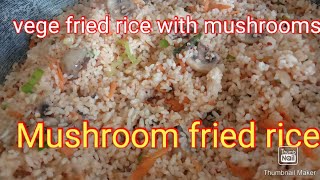 if you have mushrooms at home? try this #mushroom fried rice recipe#Mushroom #මෂ්රූම් රයිස්