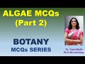 CUET PG 2023 | Algae MCQs Botany | Most Expected MCQs | Entrance Exam  Microbiology MCQs Biotech