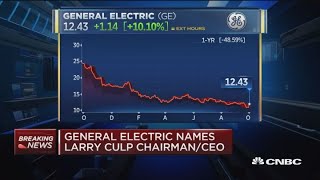 Larry Culp to replace John Flannery as GE CEO