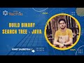 How to Build Binary Search Tree - Java #data_structure #interviews #java #wetechie #trending #tree