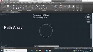 HOW TO USE ARRAY COMMAND AUTOCAD IN TAMIL | Rectangular Array | Polar Array | Path Array |