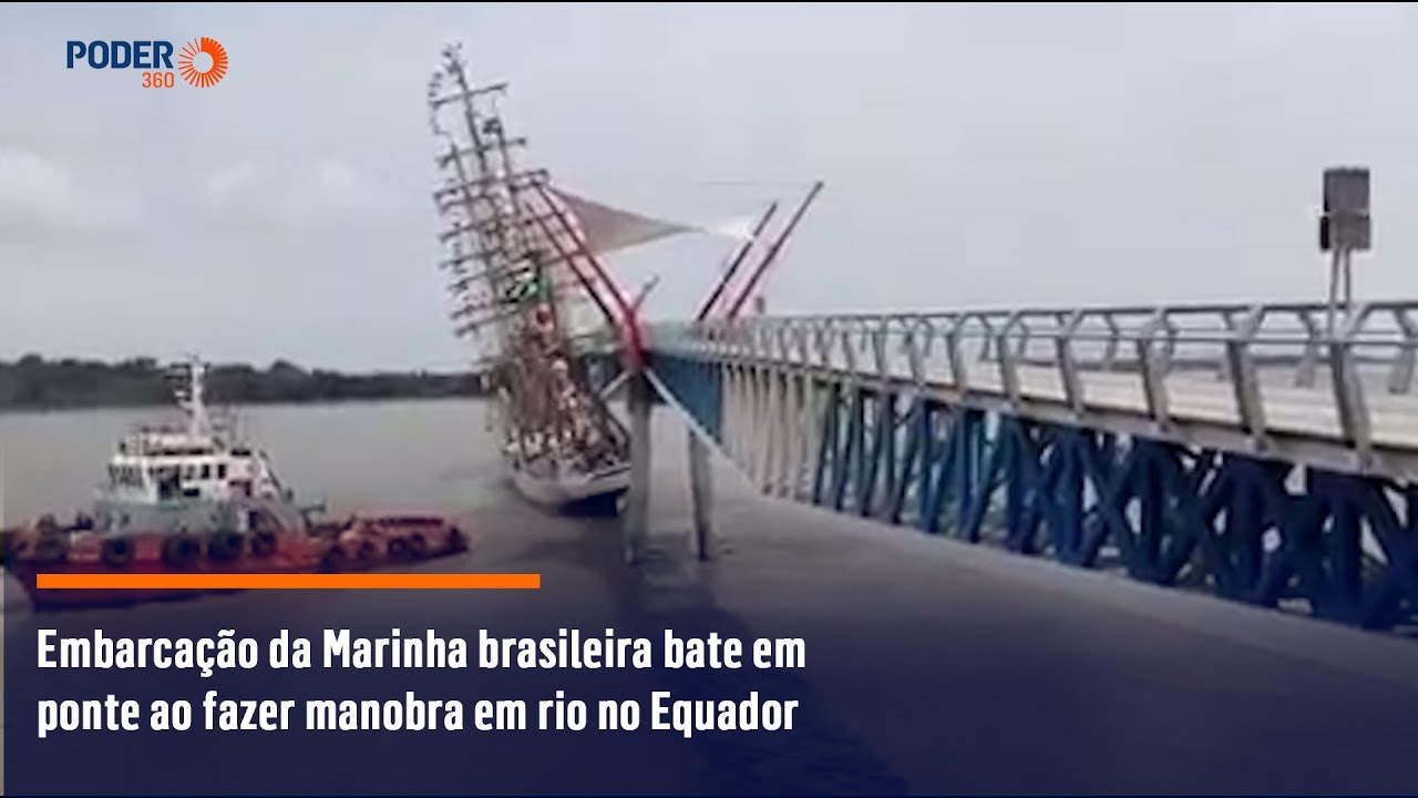 Embarcação Da Marinha Brasileira Bate Em Ponte Ao Fazer Manobra Em Rio ...