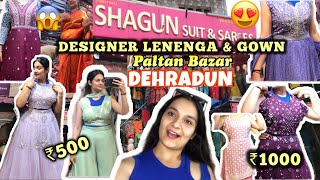 Latest and cheapest lahanga collection😱😍// Paltan Bazar Dehradun📍// Best Wholesale market #paltan