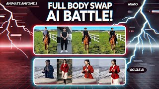 Animate Anyone 2 vs MIMO \u0026 Viggle AI.  Which FullBodySwap AI Is Best