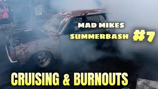 MAD MIKES SUMMER-BASH, Thrashing V8s in my Rotary 323