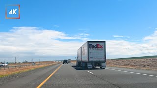 Portland to Boise Scenic Drive in 4K