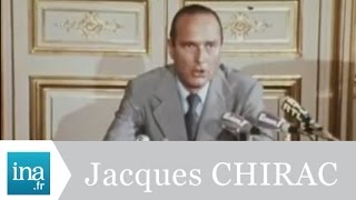 Jacques Chirac, démission du 1er Ministre en 1976 - Archive INA