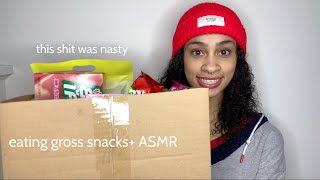 i tasted asian snacks...literally never again