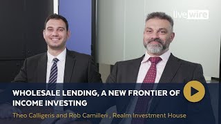 Wholesale lending, a new frontier of income investing