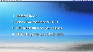 ScreenFlow 5: Recrding an iOS Device