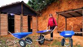 Build Fences For Vegetables, Seeds, Cooking Rainy Cold Night, Buy Turtle Car | The Weak Girl | Ep 12