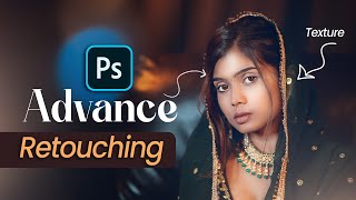Advanced makeup photo editing in photoshop | High end skin retouching | Bridal photo editing