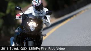 MotoUSA:  2011 Suzuki GSX1250FA First Ride