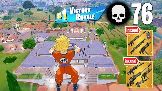 76 Elimination Solo vs Squads Wins Full Gameplay (Fortnite Chapter 5 Ps4 Controller)