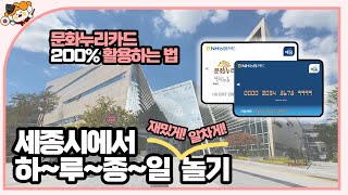 [세홍단 2기] 세종시에서 문화생활로 꽉 채운 알찬 하루 보내기