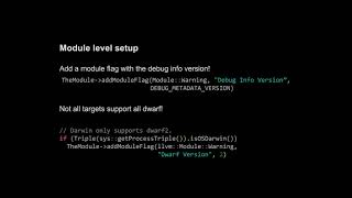 2014 LLVM Developers’ Meeting: “Debug Info Tutorial ”