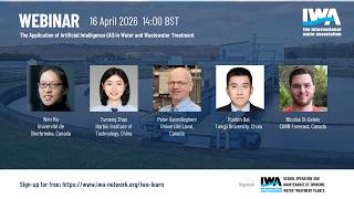 IWA Webinar - The Application of Artificial Intelligence (AI) in Water and Wastewater Treatment