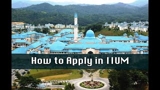 How to apply in IIUM