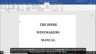 How To: Create PDF Documents Using Foxit PhantomPDF