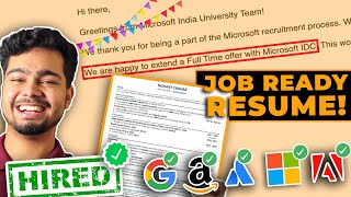 Get 10X more Interview Calls! ✨| No one will tell you these Resume Mistakes! 😨 Resume Template!🔥