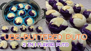 UBE-BUTTERED PUTO|| 2 in 1 flavor puto|| Whipped Dreams