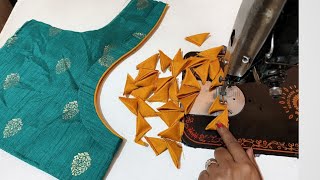 Blouse neck Design|Back Neck Blouse Design Cutting and Stitching|ब्लाउज का डिजाइन| new blouse design