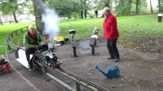 W.C.G.o.M.E at Workington: The 5 inch Gauge Live Steam is, GWR 4575 Class 2-6-2T ‘Prairie’ No.4154