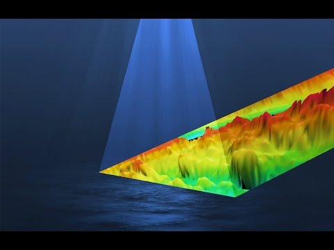 How is an echo sounder able to create a map of the ocean floor?