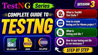 What is TestNG Test Suite | How to Create & use the TestNG.xml file to run Single/Multiple testcases