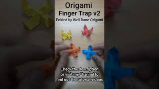 Paper Toys Pop It - Easy and Fun origami Toys Finger Trap