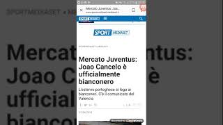 Joao Cancelo è un nuovo giocatore della Juventus!40 MILIONI DI €!!!
