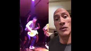 The Rock react El Rock Dance