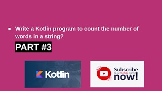 Kotlin program to count the number of words in a string?