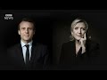 le pen and macron clash in crucial french election debate bbc news