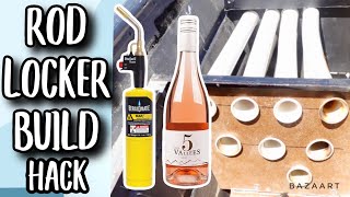 How to Build Custom Rod Locker | DIY Hack | Tiny Boat