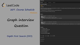 Course Schedule: Graph Algorithm Explained with DFS | Javascript | Leetcode 207