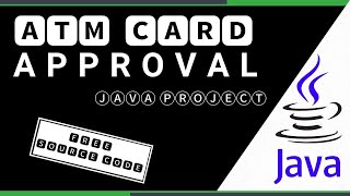ATM Card Approval Project in java | ATM Project In Java | Java ATM Project Source Code |DECODEIT
