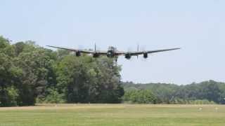 Avro Lancaster Low Pass - 2013 Warbirds Over the Beach Airshow