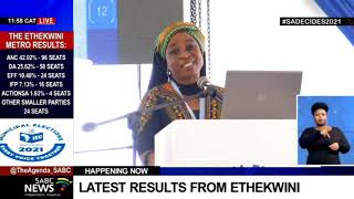 LGE 2021 | IEC in KZN brief media on election results