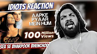 Reaction Aapke Pyaar Mein Hum Song Video - Raaz,Dino Morea & Malini S, Alka Yagnik, Idiots Reaction