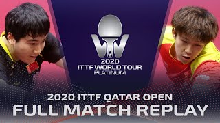 FULL MATCH | LIANG Jingkun (CHN) vs WANG Chuqin (CHN) | MS QF | 2020 ITTF Qatar Open