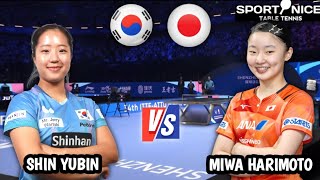 Miwa Harimoto vs Shin Yubin Highlights Asian Cup 2025