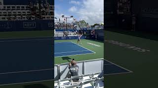 Donna Vekic serve slow motion 10.16.2022 #sport #tennis