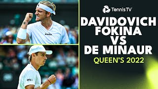 FUN Alejandro Davidovich Fokina vs Alex De Minaur Match | Queen's 2022