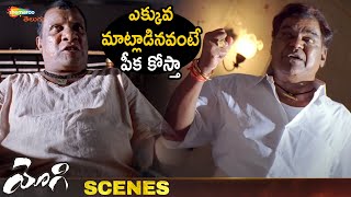 Yogi Telugu Movie Scenes | Kota Srinivasa Rao Warns Rajan P Dev | Prabhas | Nayanthara | Shemaroo