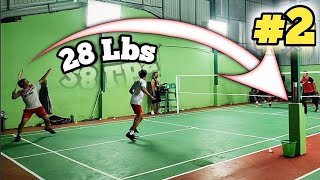 BOOM || 28 Lbs Badminton Racket Sound [Part 2]