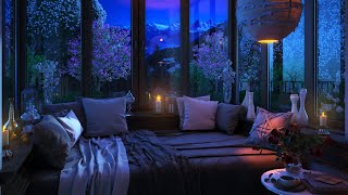 Go to Sleep w/ Rain Falling on Window | Relaxing Gentle Rain Sounds for Sleeping Problems, Insomnia