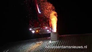 Schoorsteenbrand Dorpsstraat Oud-Alblas