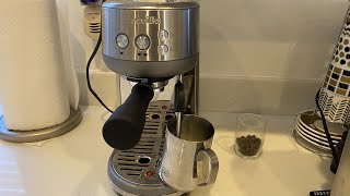 Milk frothing on the Breville Bambino